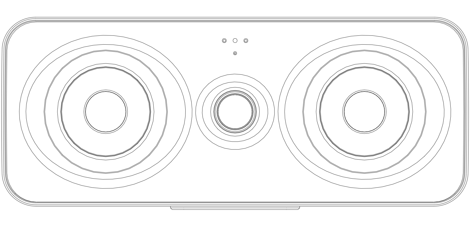 Center Speaker Front